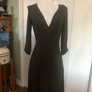 Twin Set brand dark sage colored Dress made and bought in Italy, size Euro M